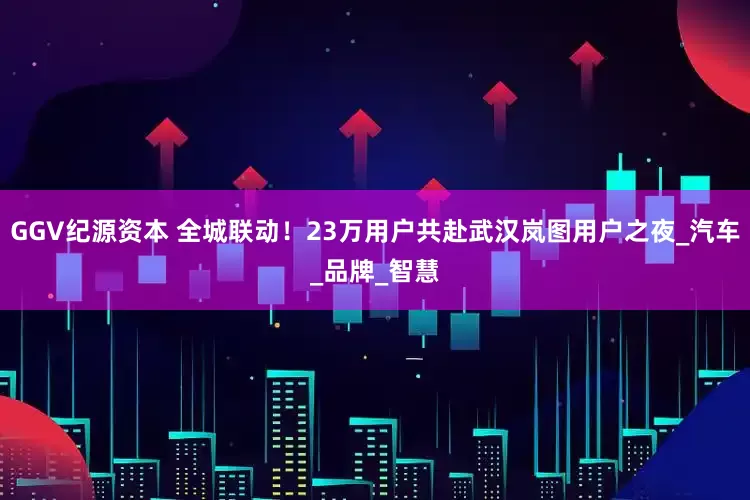 GGV纪源资本 全城联动！23万用户共赴武汉岚图用户之夜_汽车_品牌_智慧