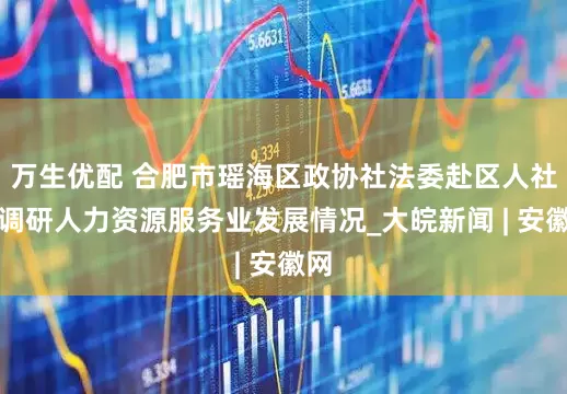 万生优配 合肥市瑶海区政协社法委赴区人社局调研人力资源服务业发展情况_大皖新闻 | 安徽网
