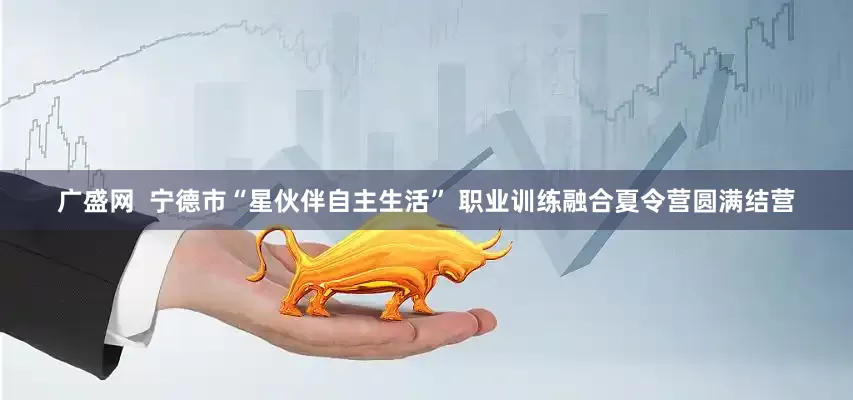 广盛网  宁德市“星伙伴自主生活” 职业训练融合夏令营圆满结营